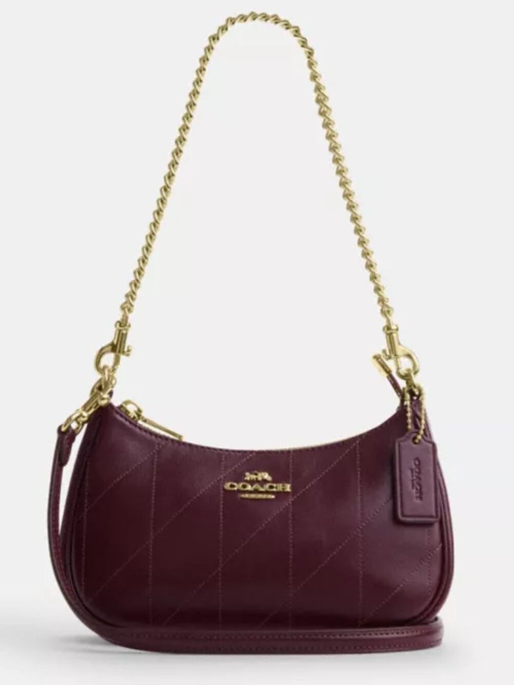 Coach Teri Quilted Shoulder Crossbody Bag